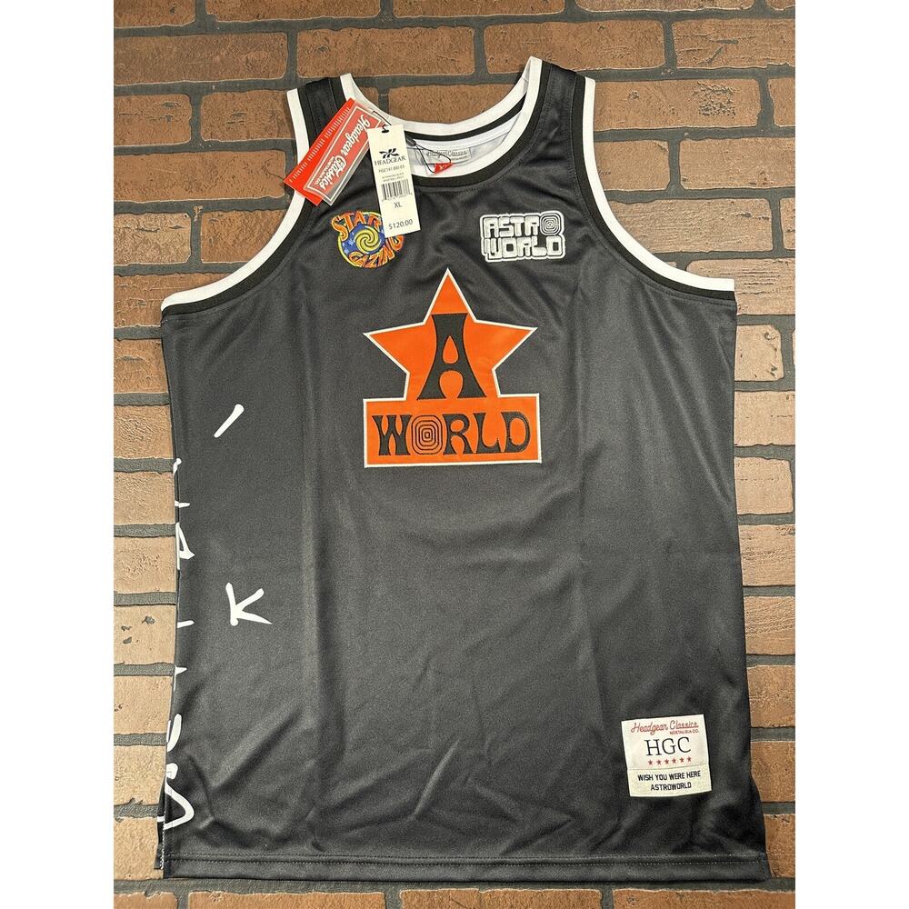 TRAVIS SCOTT‎ Astro World Headgear Classics Basketball Jersey ~Never Worn~